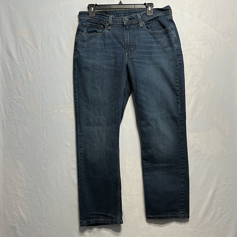 Levis 514 Straight Fit Mens Jeans Medium Wash Blue Denim 33x30